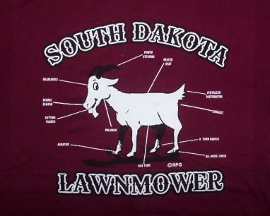 South Dakota Lawnmower T-Shirt